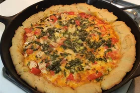 Deep-Dish Cast Iron Pizza